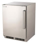 Fire Magic outdoor kitchen refrigerator with premium door