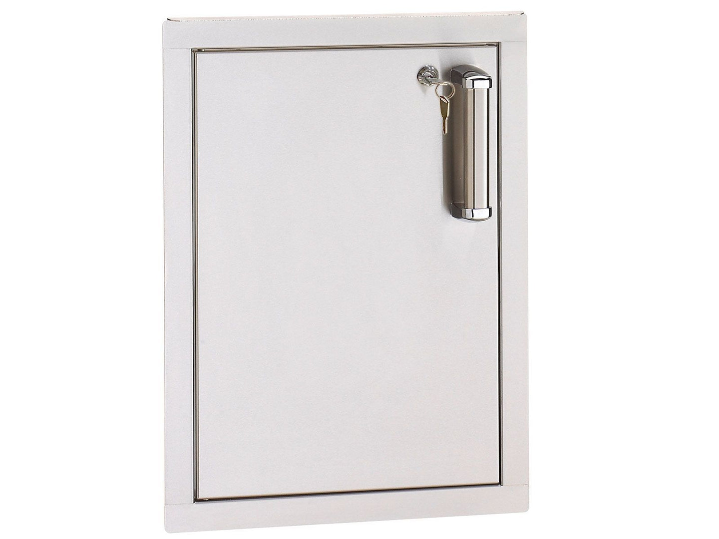 Fire Magic premium flush BBQ island storage door stainless steel