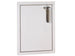 Fire Magic premium flush BBQ island storage door stainless steel