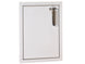 Fire Magic premium flush BBQ island storage door stainless steel