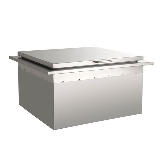 Fire Magic stainless steel outdoor ice chest refreshment center