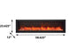 Modern Amantii Panorama BI-60 Deep built-in linear fireplace