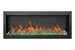 Modern Amantii Symmetry XT Bespoke built-in linear fireplace
