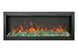 Modern Amantii Symmetry XT Bespoke built-in linear fireplace