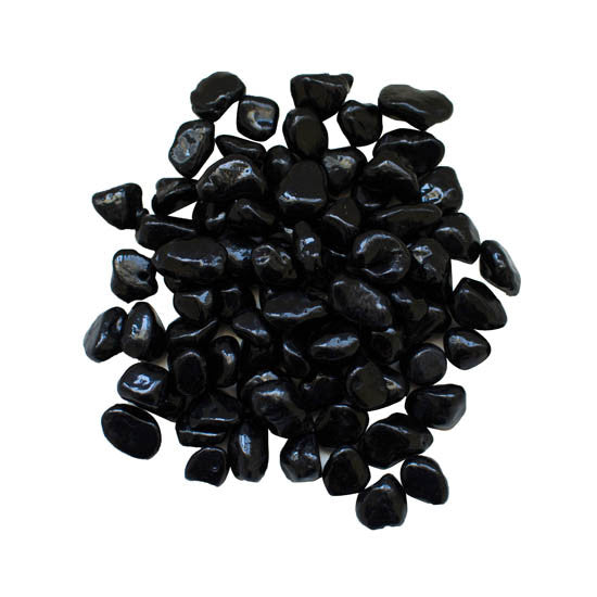 black small bead fire glass 5 lbs outdoor fire pit media