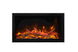luxury linear electric fireplace indoor outdoor deep viewing area