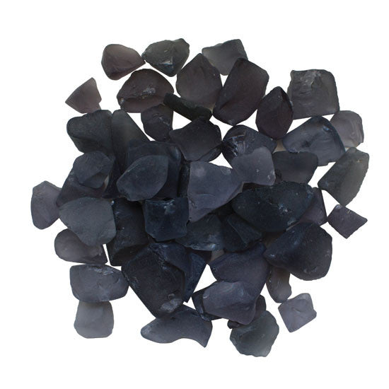 purple fire glass for outdoor kitchen fireplace frosted finish