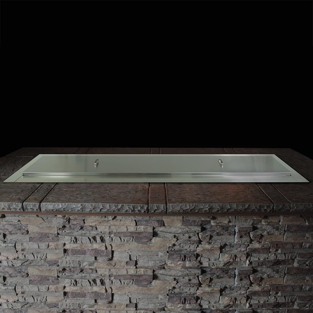 weather cover for outdoor fire pit stainless steel BBQ island