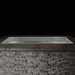 weather cover for outdoor fire pit stainless steel BBQ island