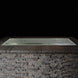 weather cover for outdoor fire pit stainless steel BBQ island